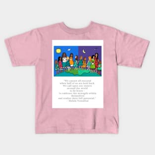 Celebrate Girls by Farah Aria Kids T-Shirt